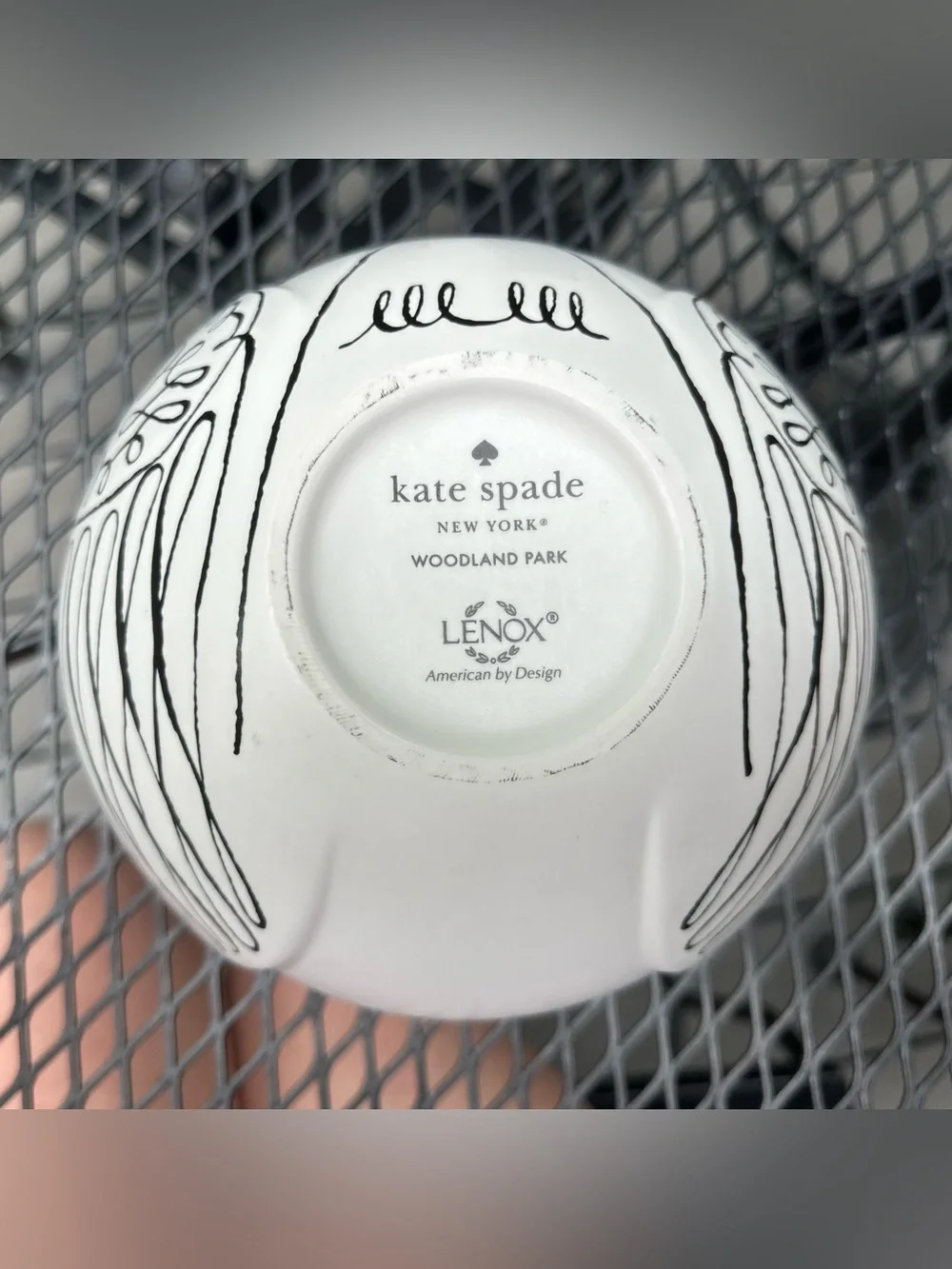 Kate Spade x Lenox Woodland Park Short Owl Vase